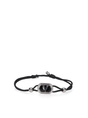 VALENTINO GARAVANI: Armbänder und Armkettchen - Armband - Schwarz