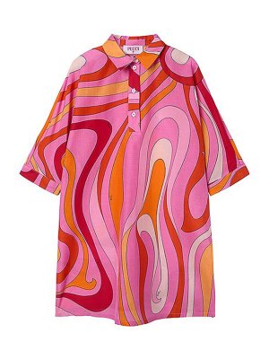 EMILIO PUCCI: Robe longueur genou - Robe Au Genou - Multicolore