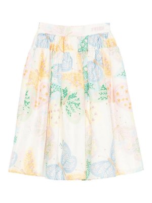 Fendi Jr: Jupes midi et au genou - Jupe Midi - Multicolore