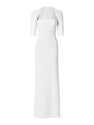 JACQUEMUS: Robe longueur genou - Robe Au Genou - Blanc