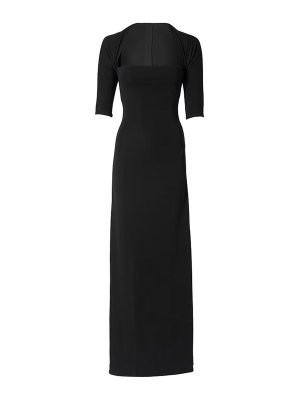 JACQUEMUS: Robe longueur genou - Robe Au Genou - Noir