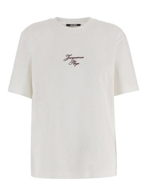 JACQUEMUS: Tシャツ - Tシャツ - 白