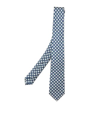 KITON: Corbatas y pajaritas - Corbata - Azul