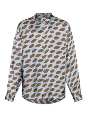 DRIES VAN NOTEN: shirts - Printed Twill Caper Shirt