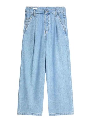 DRIES VAN NOTEN: ストレートジーンズ - ストレートジーンズ - ライトブルー