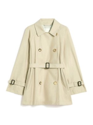 MAX MARA THE CUBE: Trenchcoats - Trenchcoat - Beige