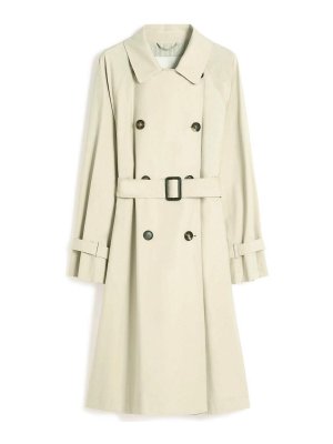 MAX MARA THE CUBE: Trenchcoats - Trenchcoat - Beige