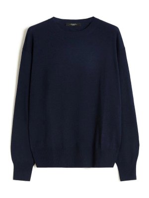 WEEKEND MAX MARA: crew necks - Vento Basic Wool And Cashmere Sweater By