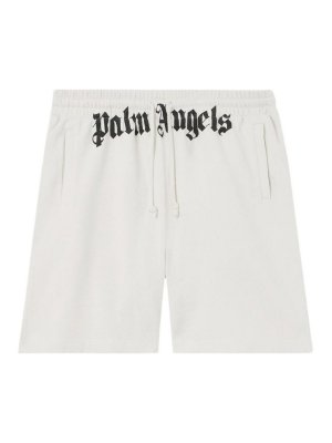 Palm Angels: トラウザーショーツ - ショートパンツ - 白