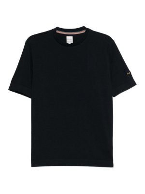 PAUL SMITH: t-shirts - Ribbed T-Shirt