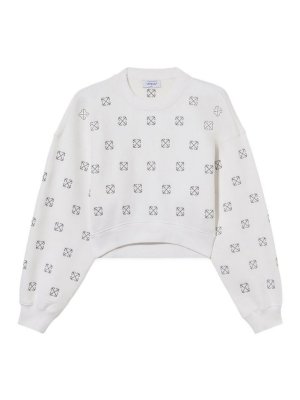 OFF-WHITE: Felpe e maglie - Felpa Con Dettagli Di Off-White