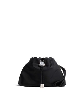 MONCLER: クラッチバッグ - クラッチバッグ - 黒