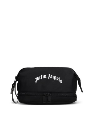 Palm Angels: clutches - Logo Print Clutch