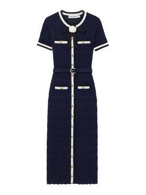Self Portrait: Kurze Kleider - Kurzes Kleid - Dunkelblau