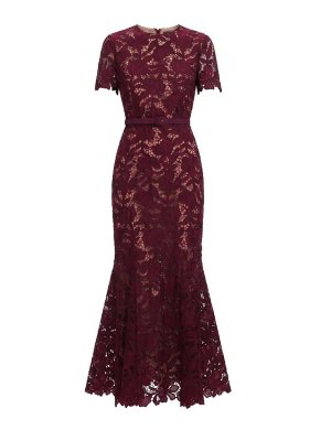 Self Portrait: knee length dresses - Lace midi dress