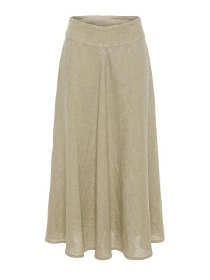 120% LINO: ロングシャツ - ロングスカート - ベージュ