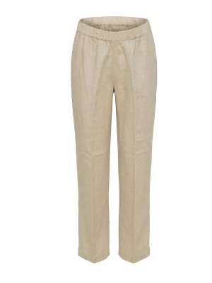 120% LINO: Pantalons casual - Pantalons Décontractés - Beige