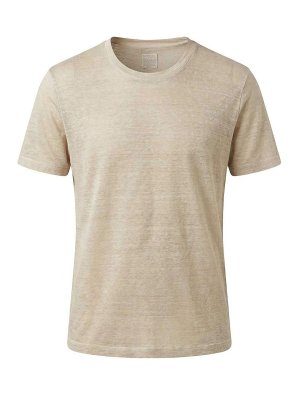 120% LINO: T-shirts - T-Shirt - Beige