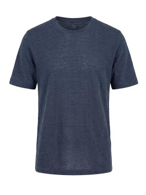 120% LINO: T-shirts - T-Shirt - Bleu Foncé
