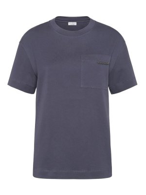 BRUNELLO CUCINELLI: Camisetas - Camiseta - Azul