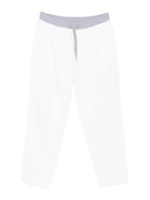 BRUNELLO CUCINELLI: Casual Hosen - Casual Hose - Weiß