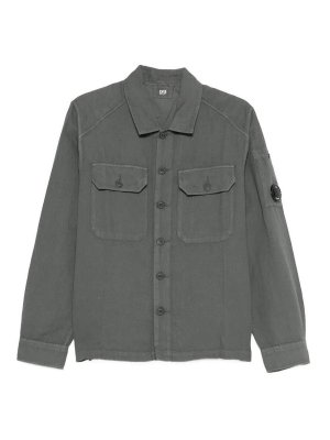 C.P. COMPANY: Camisas - Camisa - Plata