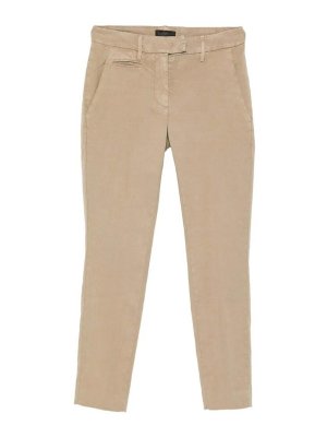 DONDUP: casual trousers - `perfect` slim chino jeans
