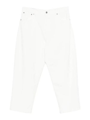 DONDUP: straight leg jeans - `anthony` loose 5-pocket jeans