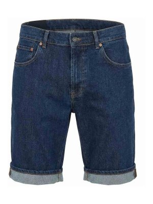 DONDUP: Trousers Shorts - `derick` bermuda shorts