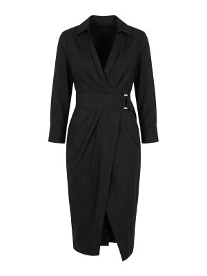 ELISABETTA FRANCHI: Vestidos media pierna - Vestido Midi - Negro