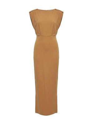 ELISABETTA FRANCHI: ニーレングスドレス - 膝丈ドレス - ベージュ