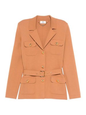 ELISABETTA FRANCHI: Pull col rond - Pull Col Rond - Beige