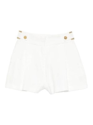 ELISABETTA FRANCHI: Shorts - Shorts - Crema