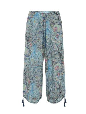 ETRO: pantaloni casual - Pantaloni ampi con nappine