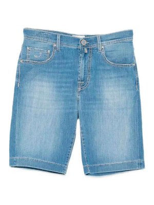 JACOB COHEN: Shorts - Short - Bleu Clair