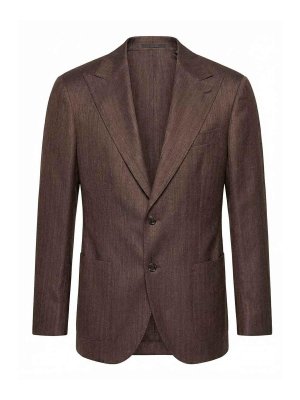 LUIGI BIANCHI MANTOVA: Blazer - Blazer - Marrón