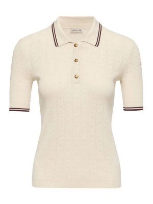 MONCLER: Polos - Polo - Blanco