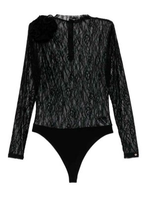 NISSA: Tops y camisetas sin mangas - Top - Negro