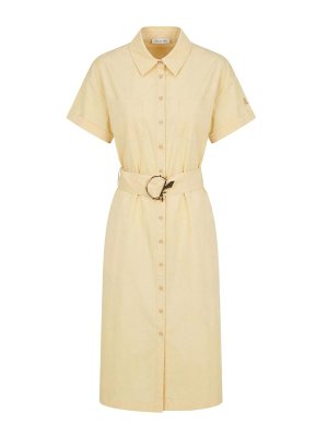PATRIZIA PEPE: Vestidos media pierna - Vestido Midi - Camel