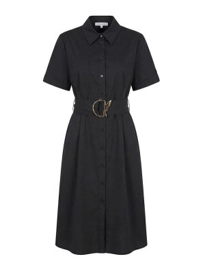 PATRIZIA PEPE: Vestidos media pierna - Vestido Midi - Negro