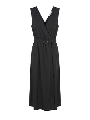 PATRIZIA PEPE: Vestidos media pierna - Vestido Midi - Negro