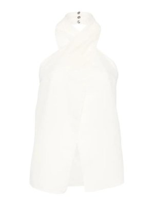 PATRIZIA PEPE: Tops y camisetas sin mangas - Top - Blanco