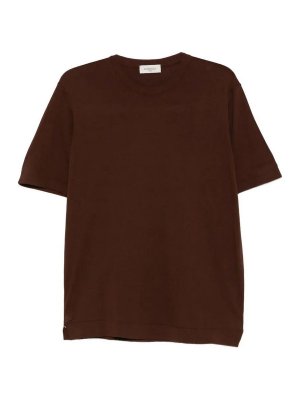 PIACENZA 1733: T-shirts - T-Shirt - Marron Foncé