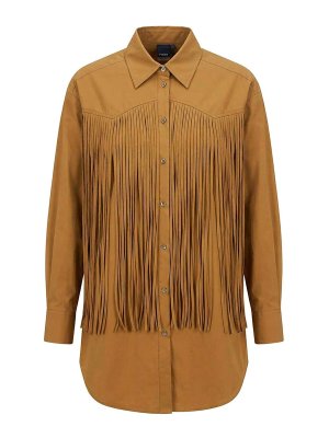 Pinko: ニーレングスドレス - 膝丈ドレス - ブロンズ