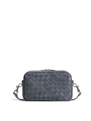BOTTEGA VENETA: クロスボディバッグ - クロスボディバッグ - ブルー