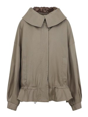 DRIES VAN NOTEN: bombers - Villas Oversized Twill Bomber Jacket