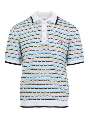 CASABLANCA: polo shirts - Knitted Polo