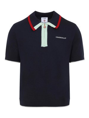 CASABLANCA: polo shirts - Knitted Track Polo