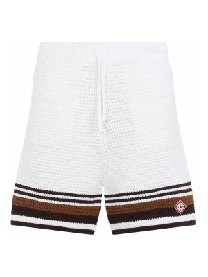 CASABLANCA: Trousers Shorts - Crochet Shorts