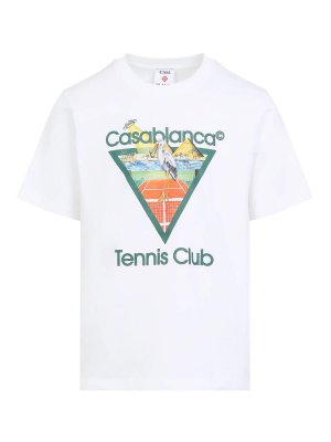 CASABLANCA: t-shirts - Tennis Club T-Shirt
